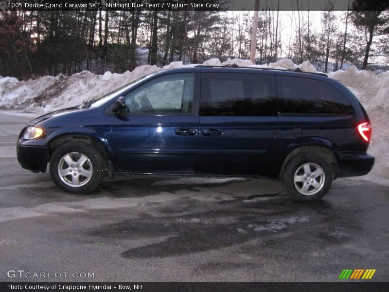 Midnight Blue Pearl / Medium Slate Gray 2005 Dodge Grand Caravan SXT