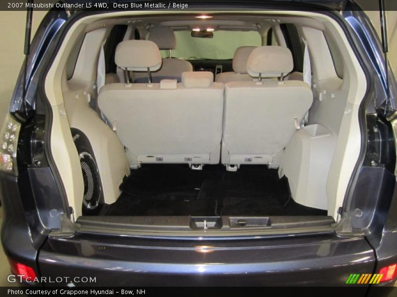 Deep Blue Metallic / Beige 2007 Mitsubishi Outlander LS 4WD