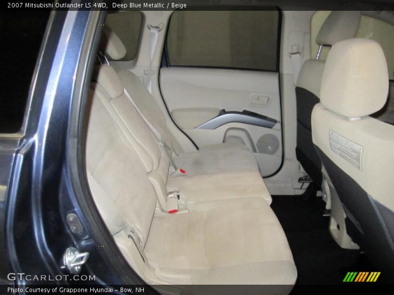 Deep Blue Metallic / Beige 2007 Mitsubishi Outlander LS 4WD
