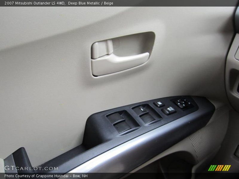 Deep Blue Metallic / Beige 2007 Mitsubishi Outlander LS 4WD