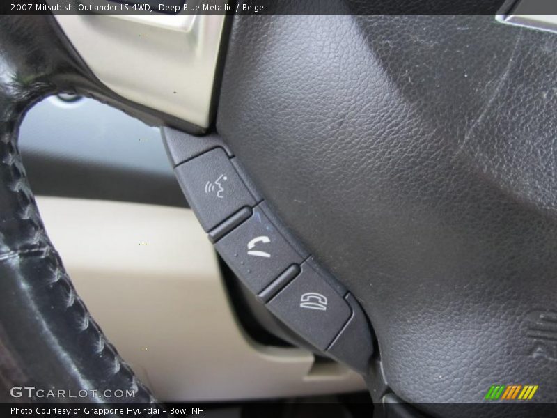 Deep Blue Metallic / Beige 2007 Mitsubishi Outlander LS 4WD