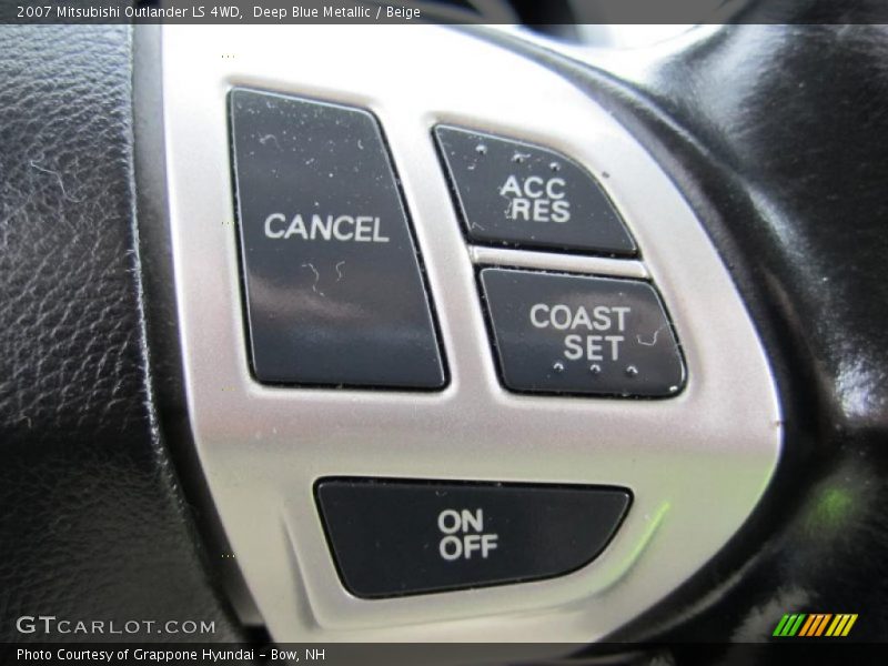 Deep Blue Metallic / Beige 2007 Mitsubishi Outlander LS 4WD