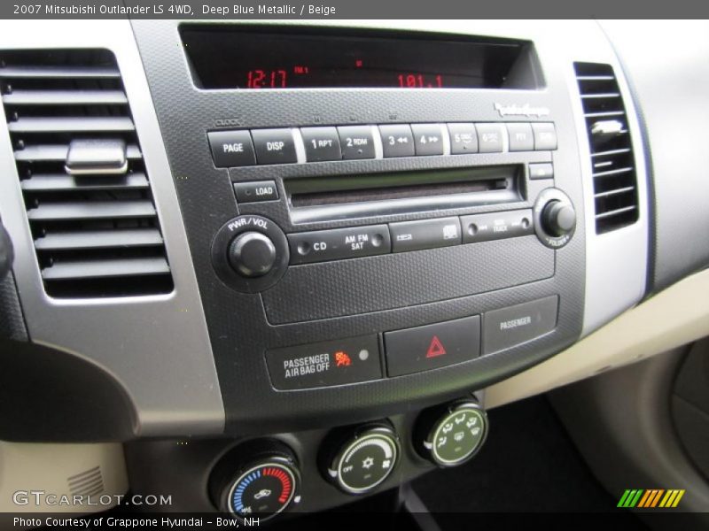 Deep Blue Metallic / Beige 2007 Mitsubishi Outlander LS 4WD