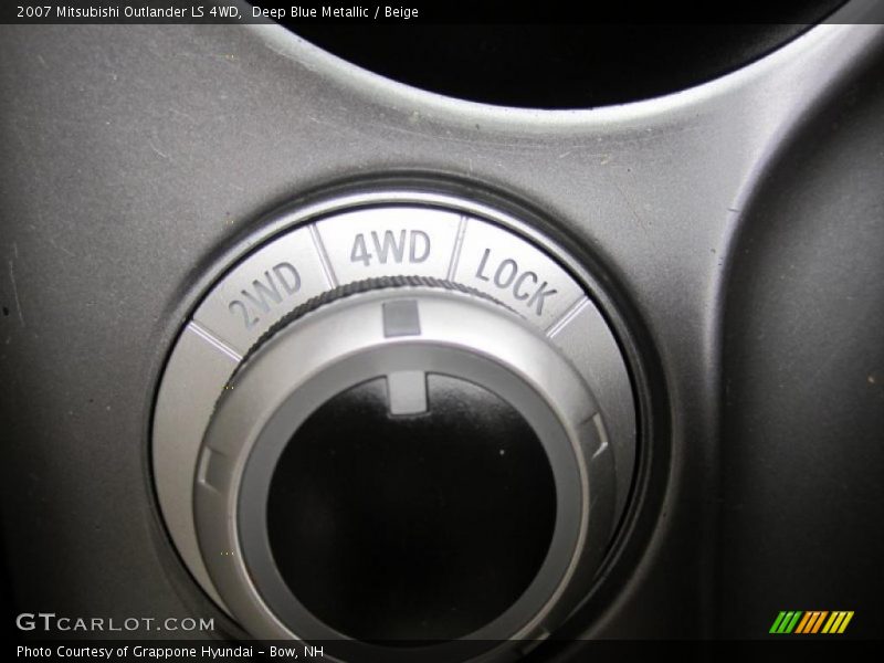 Deep Blue Metallic / Beige 2007 Mitsubishi Outlander LS 4WD