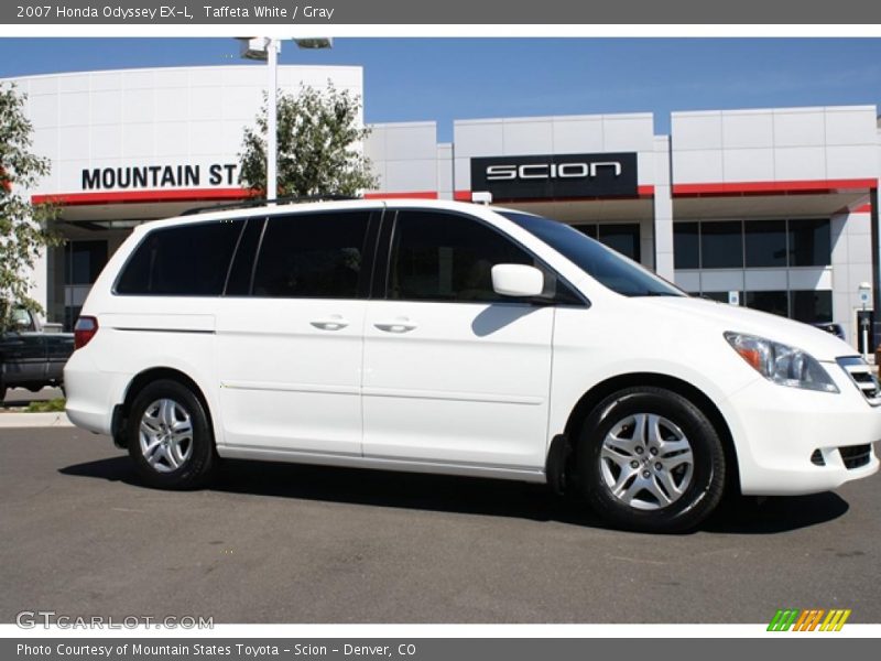 Taffeta White / Gray 2007 Honda Odyssey EX-L
