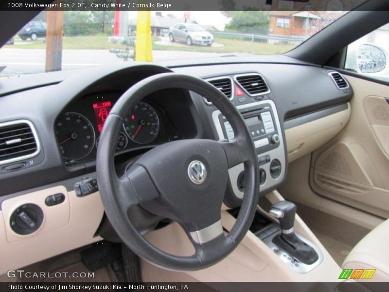 Candy White / Cornsilk Beige 2008 Volkswagen Eos 2.0T