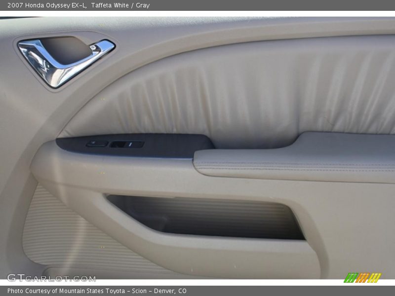 Taffeta White / Gray 2007 Honda Odyssey EX-L