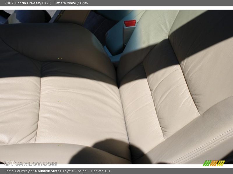 Taffeta White / Gray 2007 Honda Odyssey EX-L
