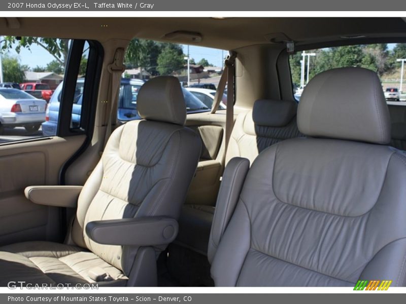Taffeta White / Gray 2007 Honda Odyssey EX-L