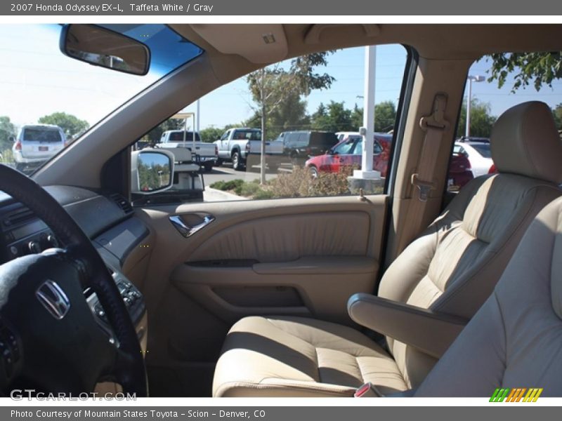 Taffeta White / Gray 2007 Honda Odyssey EX-L