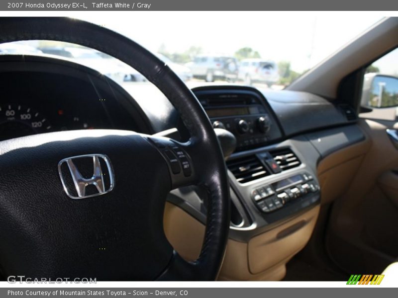 Taffeta White / Gray 2007 Honda Odyssey EX-L