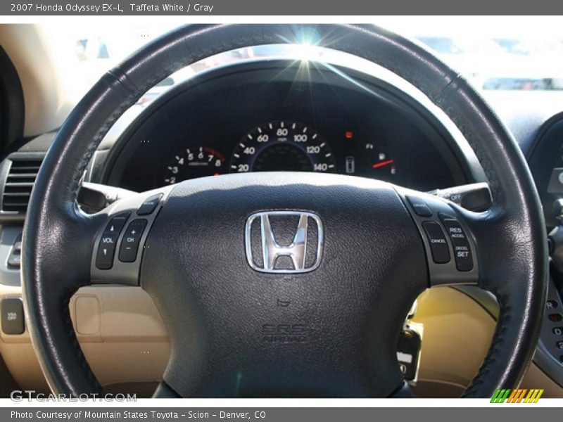Taffeta White / Gray 2007 Honda Odyssey EX-L