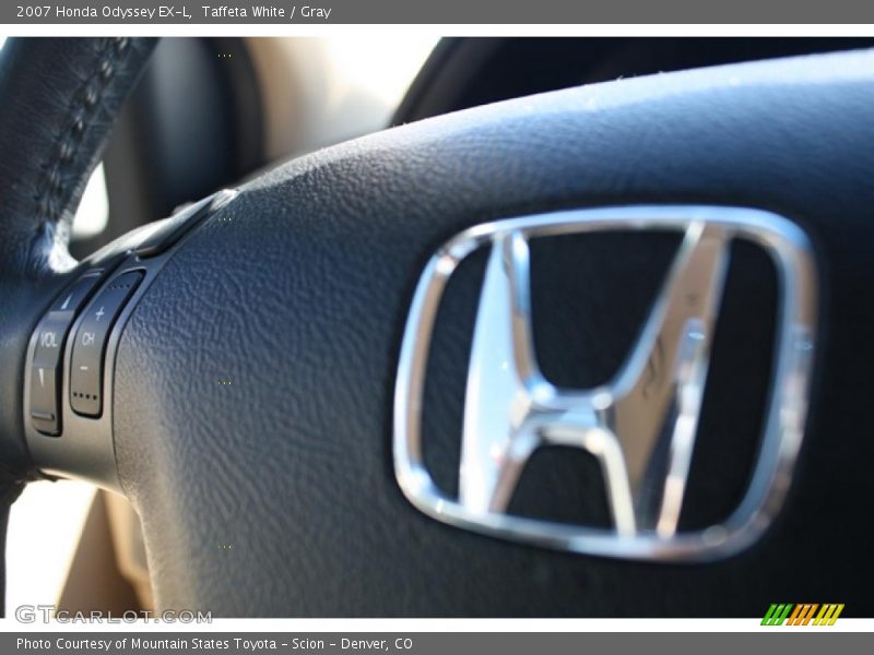 Taffeta White / Gray 2007 Honda Odyssey EX-L
