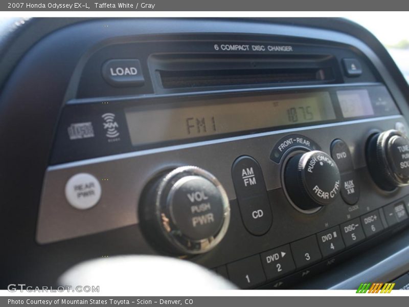 Taffeta White / Gray 2007 Honda Odyssey EX-L