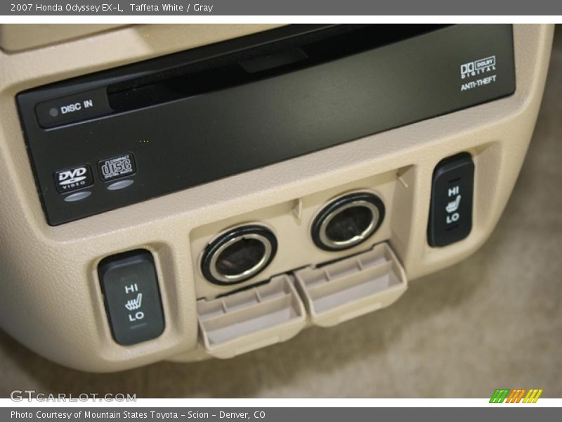 Taffeta White / Gray 2007 Honda Odyssey EX-L