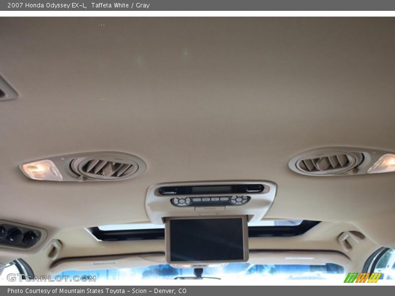 Taffeta White / Gray 2007 Honda Odyssey EX-L