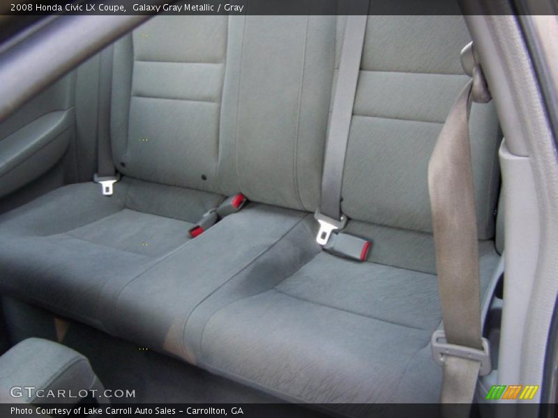Galaxy Gray Metallic / Gray 2008 Honda Civic LX Coupe