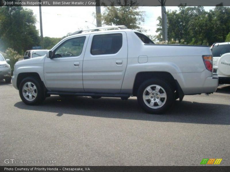 Billet Silver Metallic / Gray 2008 Honda Ridgeline RTL
