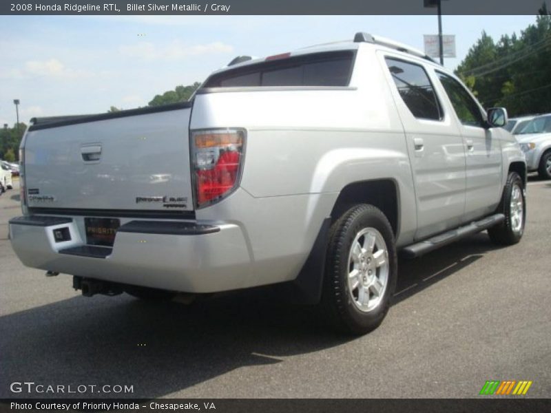 Billet Silver Metallic / Gray 2008 Honda Ridgeline RTL