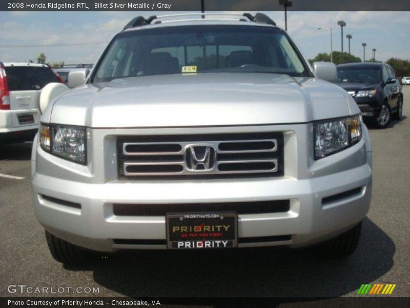 Billet Silver Metallic / Gray 2008 Honda Ridgeline RTL