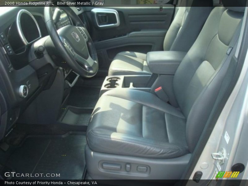 Billet Silver Metallic / Gray 2008 Honda Ridgeline RTL