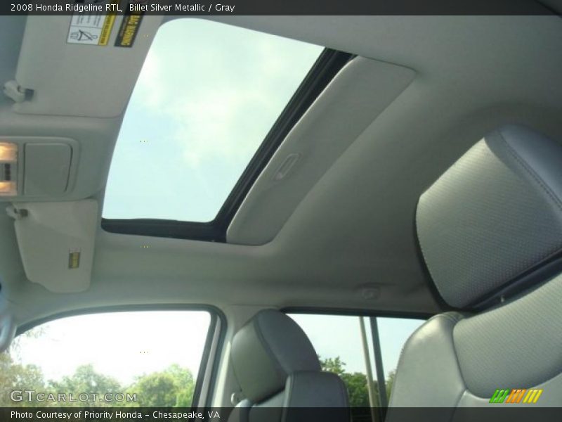 Billet Silver Metallic / Gray 2008 Honda Ridgeline RTL
