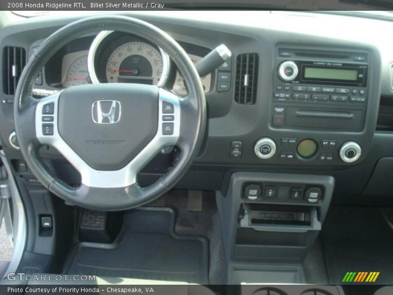 Billet Silver Metallic / Gray 2008 Honda Ridgeline RTL