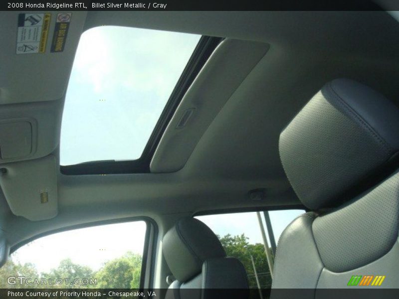 Billet Silver Metallic / Gray 2008 Honda Ridgeline RTL