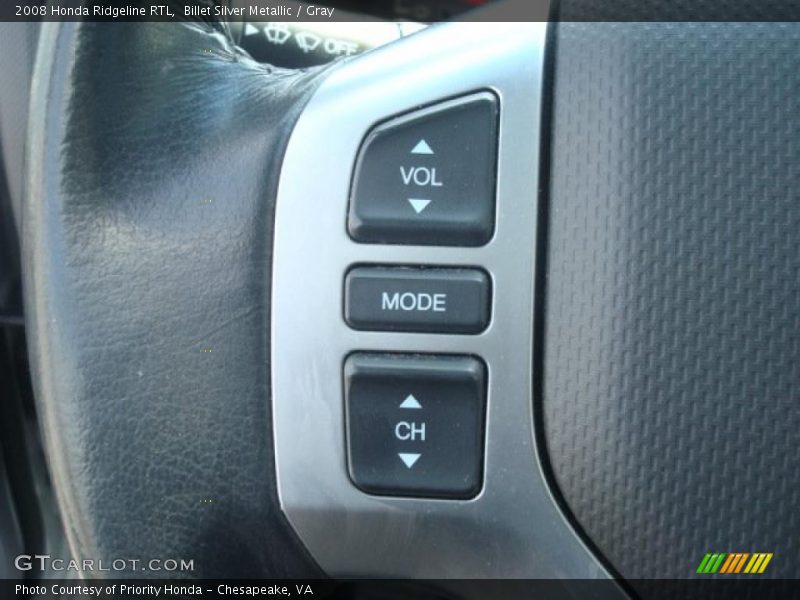 Billet Silver Metallic / Gray 2008 Honda Ridgeline RTL