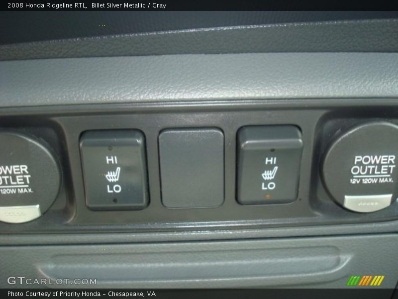 Billet Silver Metallic / Gray 2008 Honda Ridgeline RTL