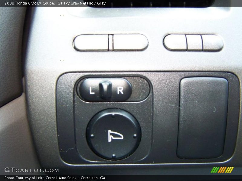 Galaxy Gray Metallic / Gray 2008 Honda Civic LX Coupe