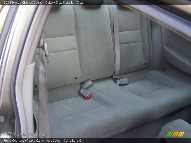 Galaxy Gray Metallic / Gray 2008 Honda Civic LX Coupe