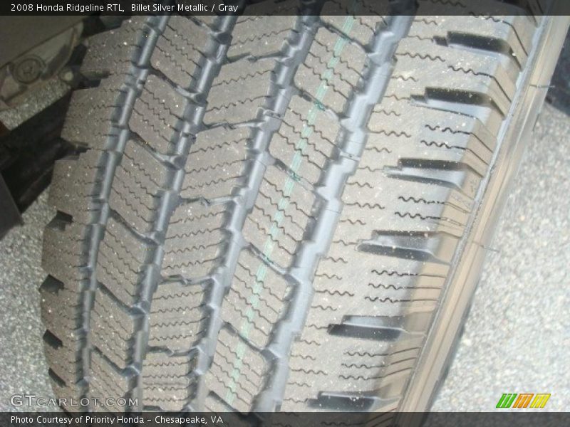 Billet Silver Metallic / Gray 2008 Honda Ridgeline RTL