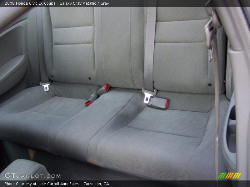 Galaxy Gray Metallic / Gray 2008 Honda Civic LX Coupe
