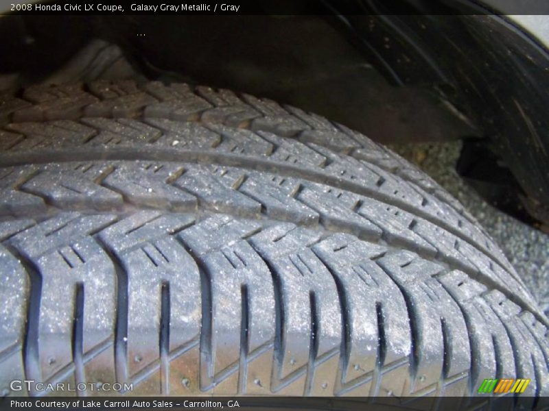 Galaxy Gray Metallic / Gray 2008 Honda Civic LX Coupe