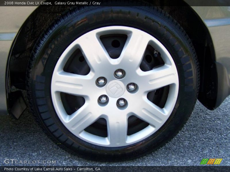 Galaxy Gray Metallic / Gray 2008 Honda Civic LX Coupe