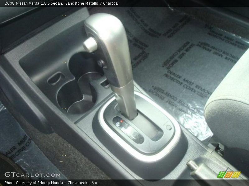 Sandstone Metallic / Charcoal 2008 Nissan Versa 1.8 S Sedan