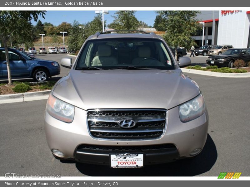 Golden Beige / Beige 2007 Hyundai Santa Fe Limited