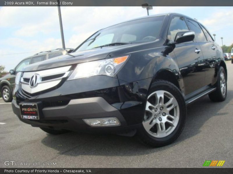 Formal Black / Ebony 2009 Acura MDX