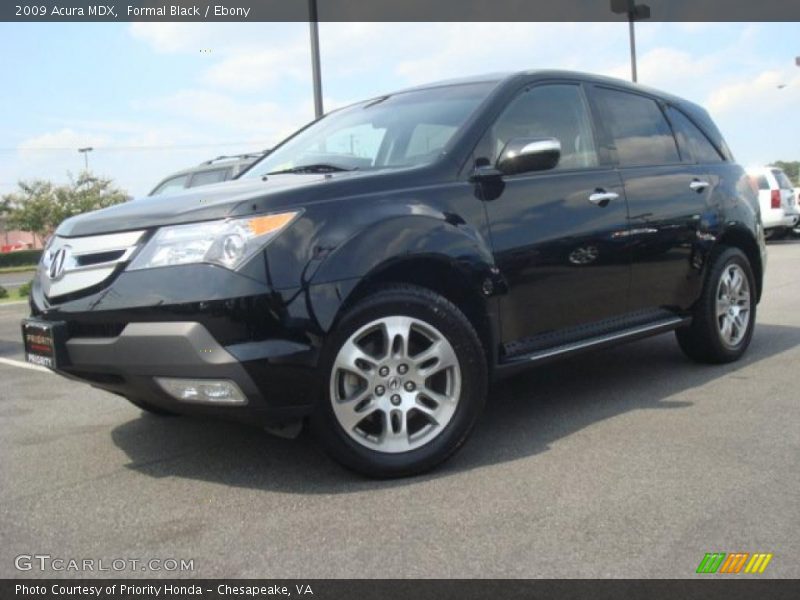 Formal Black / Ebony 2009 Acura MDX