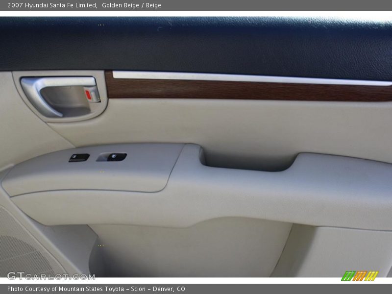 Golden Beige / Beige 2007 Hyundai Santa Fe Limited