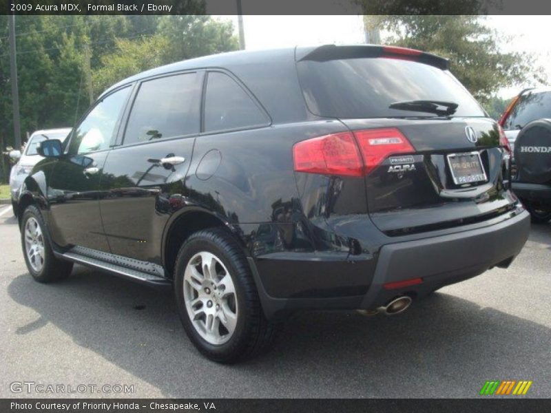 Formal Black / Ebony 2009 Acura MDX