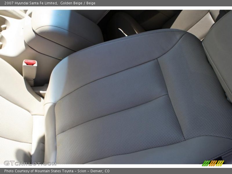 Golden Beige / Beige 2007 Hyundai Santa Fe Limited