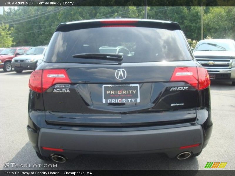 Formal Black / Ebony 2009 Acura MDX