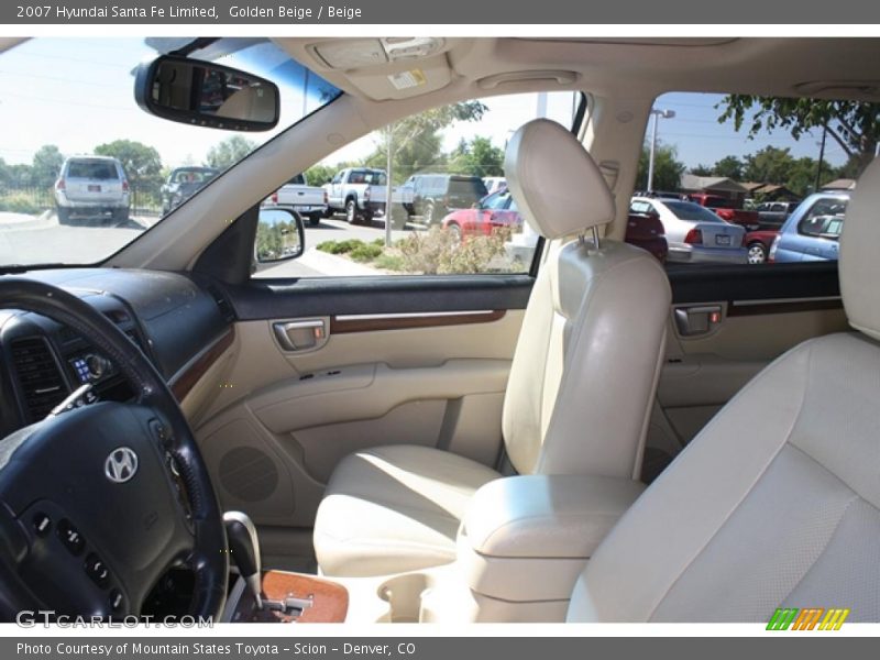 Golden Beige / Beige 2007 Hyundai Santa Fe Limited