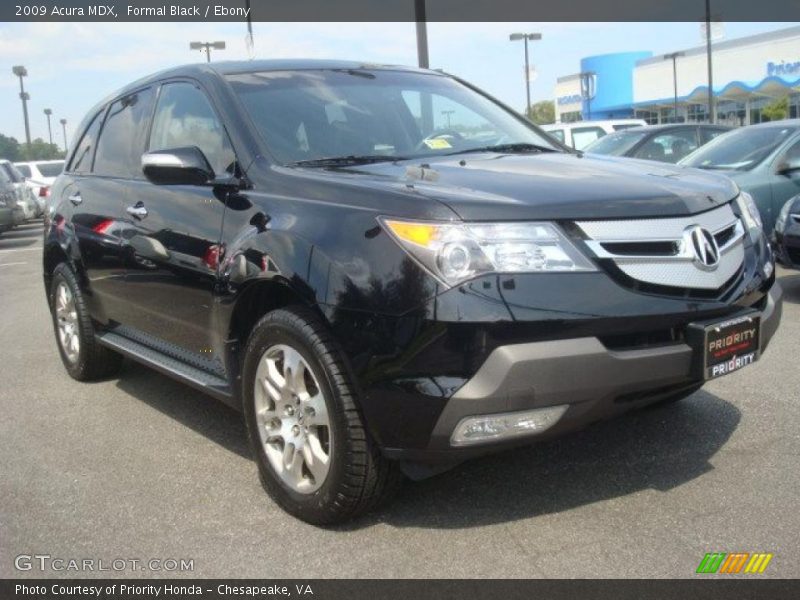Formal Black / Ebony 2009 Acura MDX