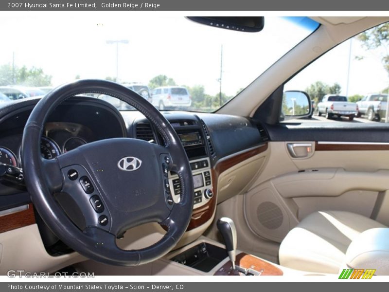 Golden Beige / Beige 2007 Hyundai Santa Fe Limited