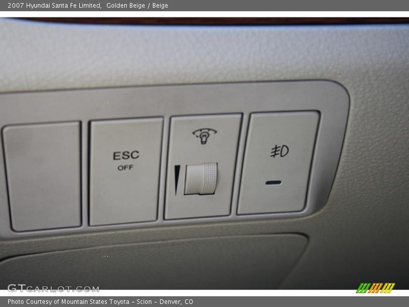 Golden Beige / Beige 2007 Hyundai Santa Fe Limited