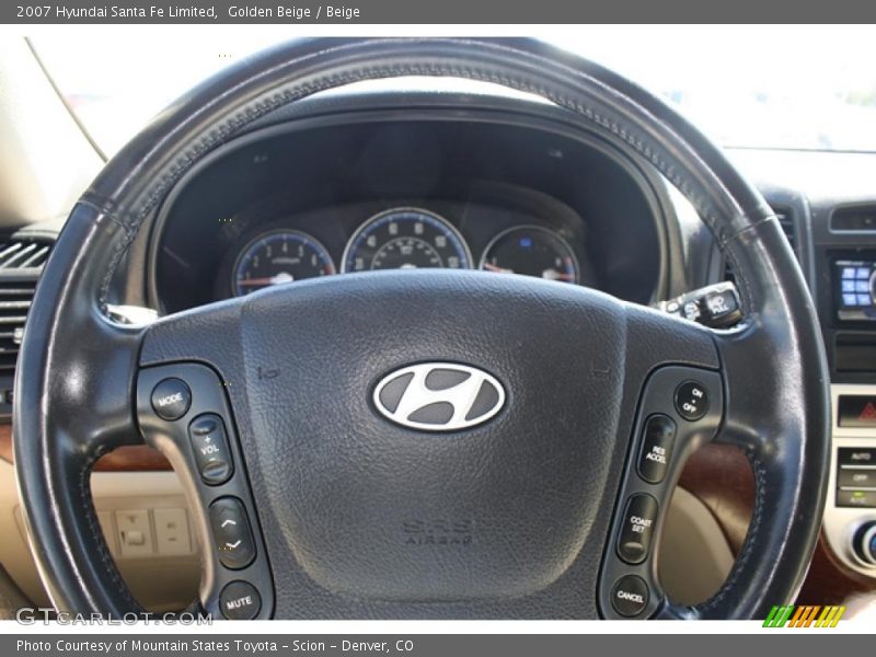 Golden Beige / Beige 2007 Hyundai Santa Fe Limited
