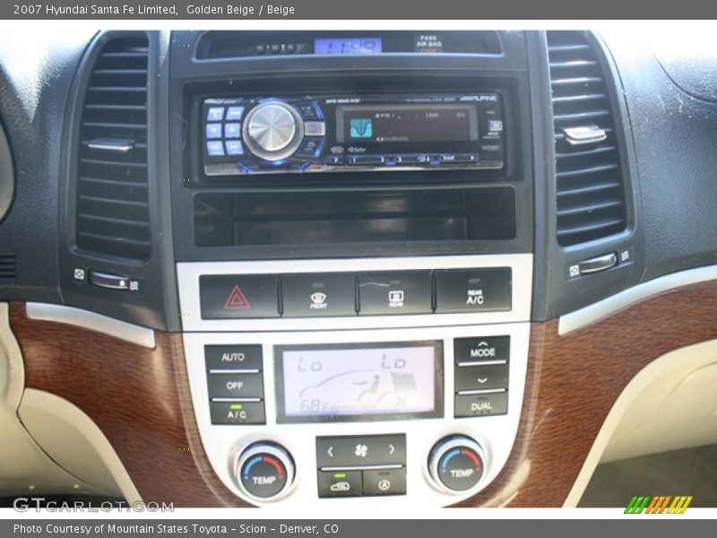 Golden Beige / Beige 2007 Hyundai Santa Fe Limited